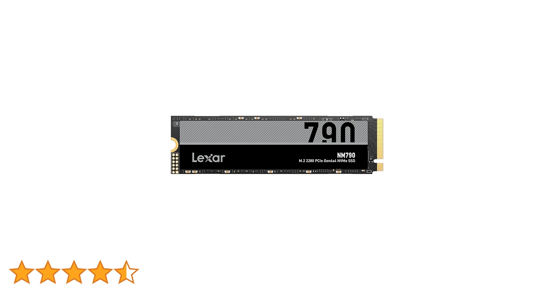 Amazon | Lexar SSD PCIe Gen4x4 M.2 NVMe 2280 グラフェン放熱